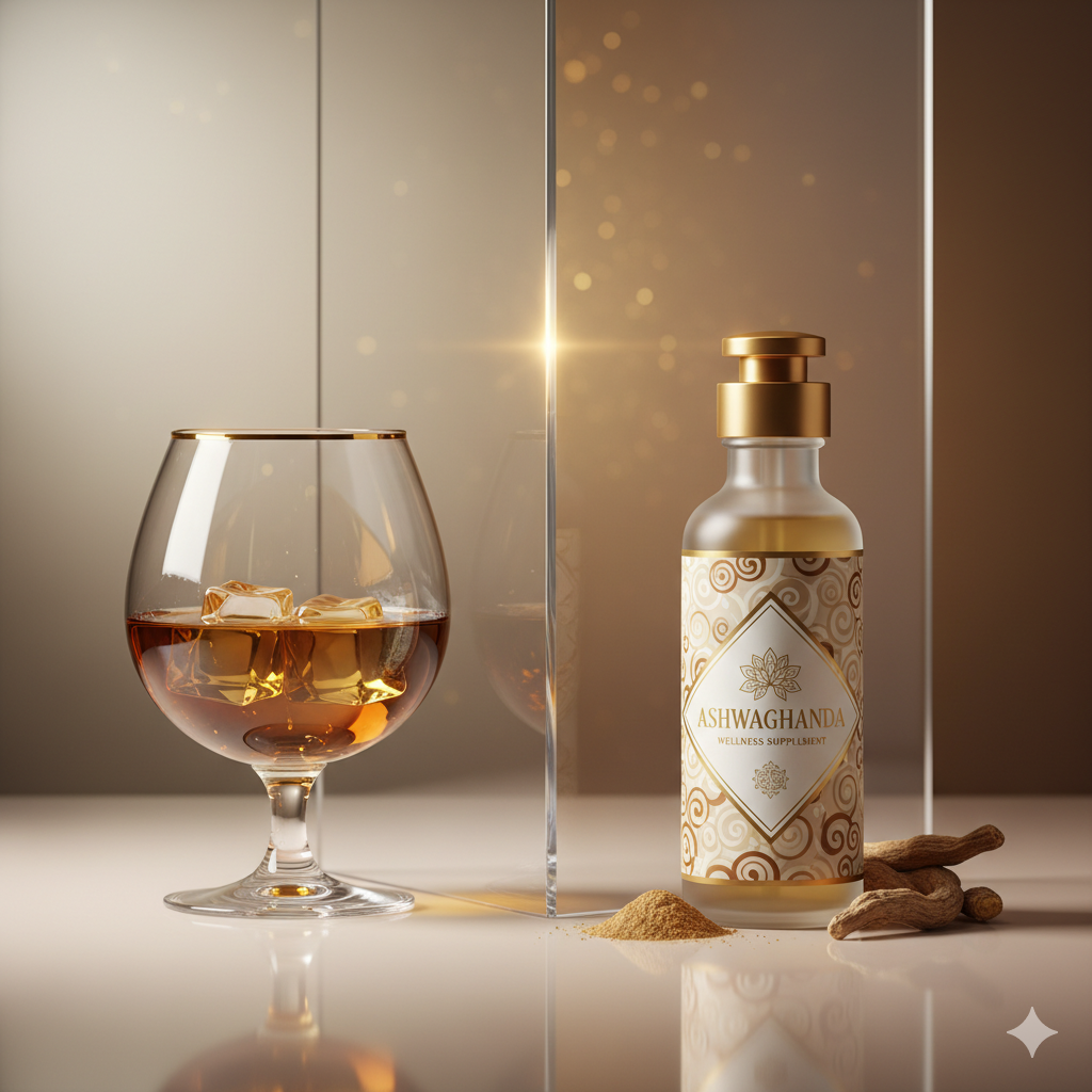 Ashwagandha a alkohol - czy można łączyć adaptogen z napojami wyskowowymi?