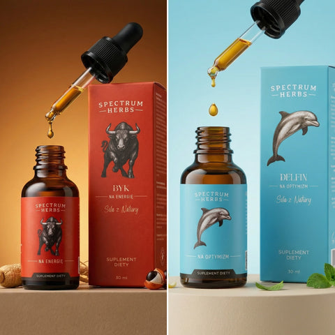 Zestaw Pozytywna Energia: Byk + Delfin
