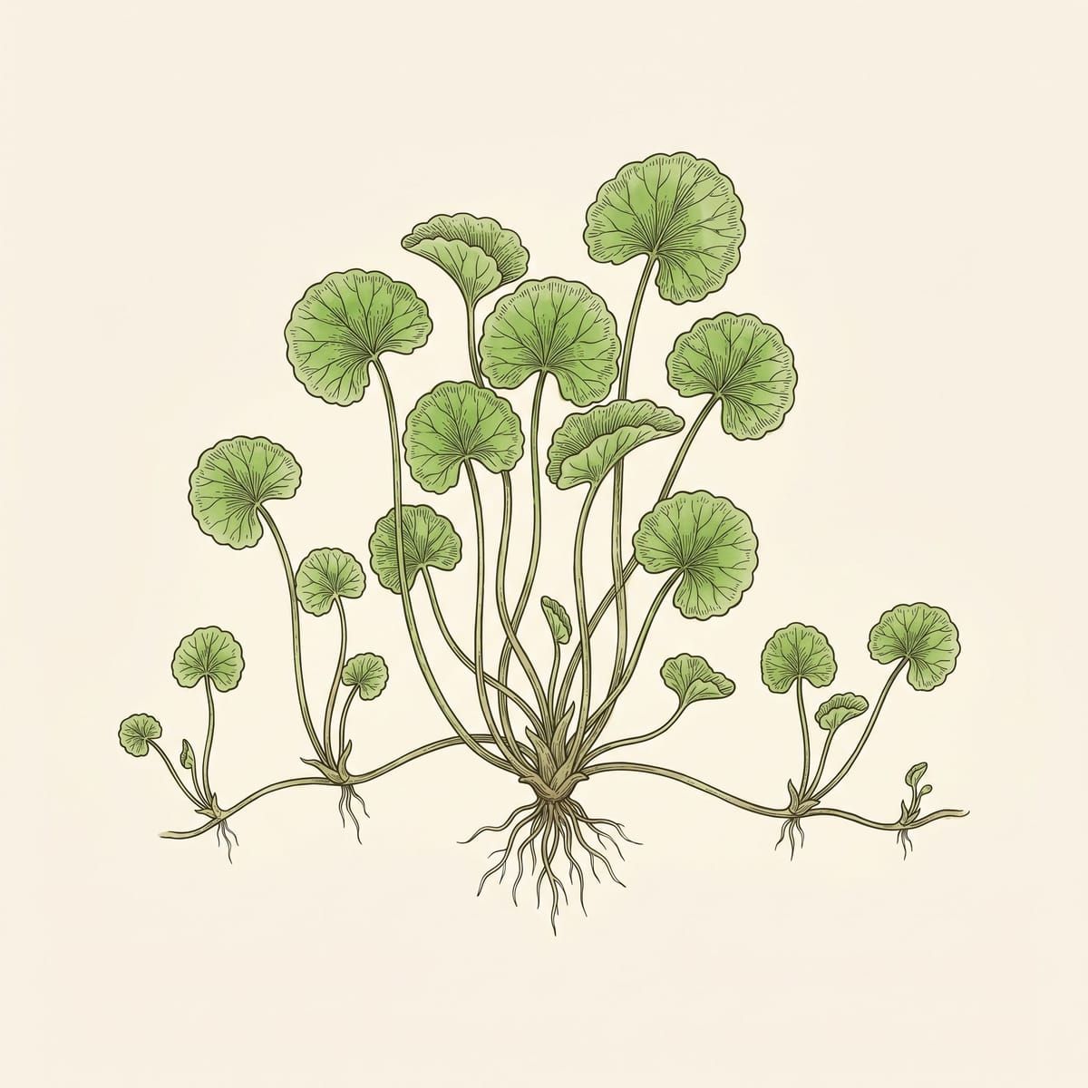 Wąkrotka azjatycka — Gotu kola